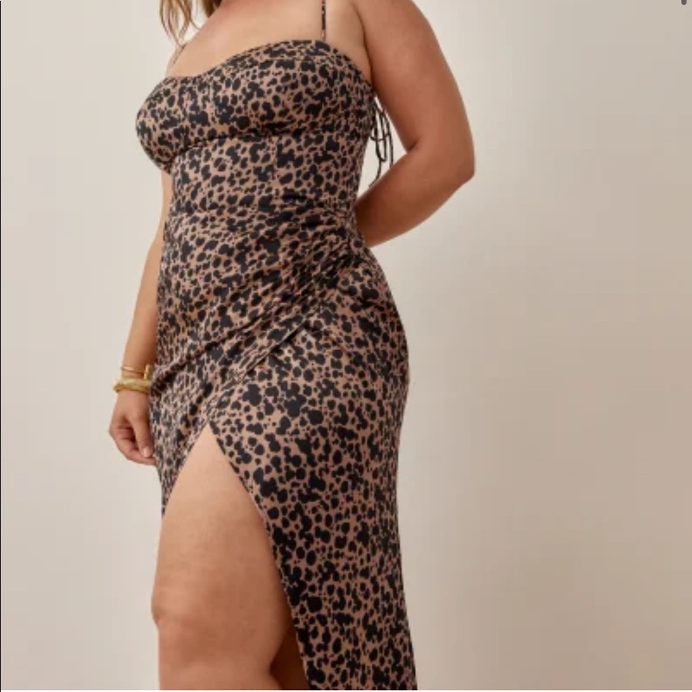 ISO Marguerite silk reformation dress